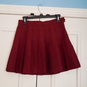 American Apparel pleated skirt